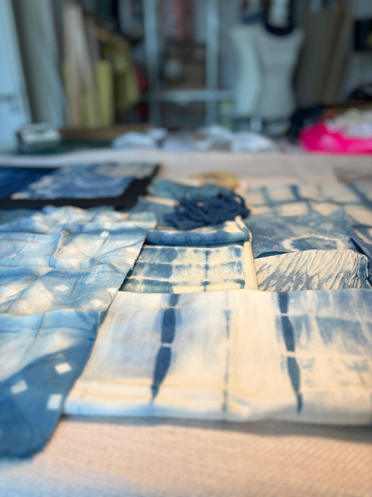 Dirbtuvės: Tekstilės dažymas INDIGO ir SHIBORI